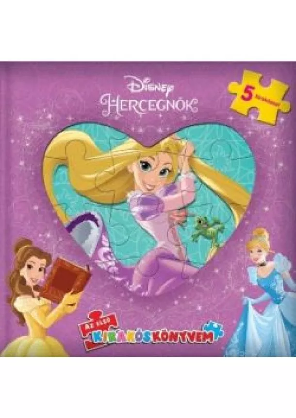 Puzzle-Könyv - Az első kirakós könyvem: Hercegnők