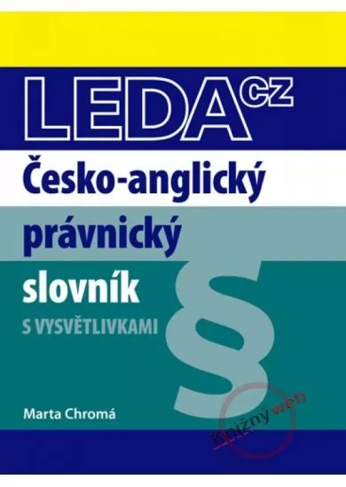 Česko-anglický práv.slovník-LEDA