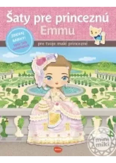 Šaty pre princeznú Emmu -  kniha samolepiek