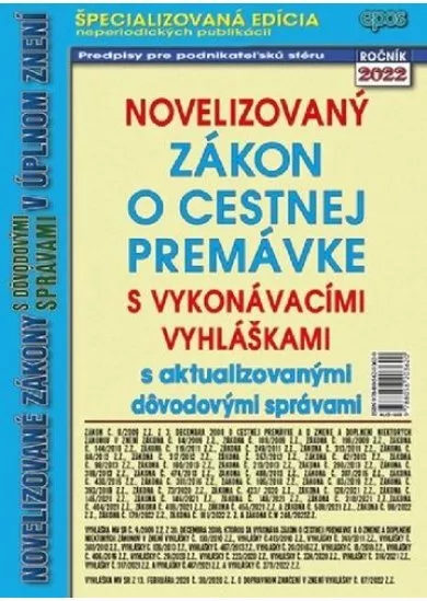 Novelizovaný zákon o cestnej premávke 18/2022