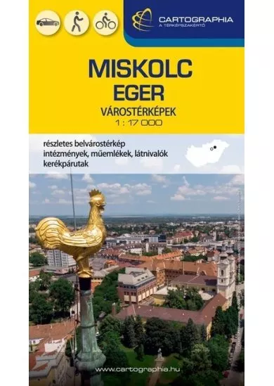 Miskolc, Eger várostérkép