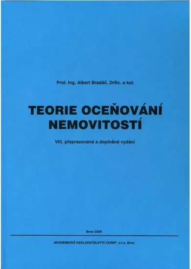 Teorie oceňování nemovitostí - VIII. přepracované a doplněné vydání