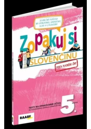 Zopakuj si slovenčinu - 5.ročník