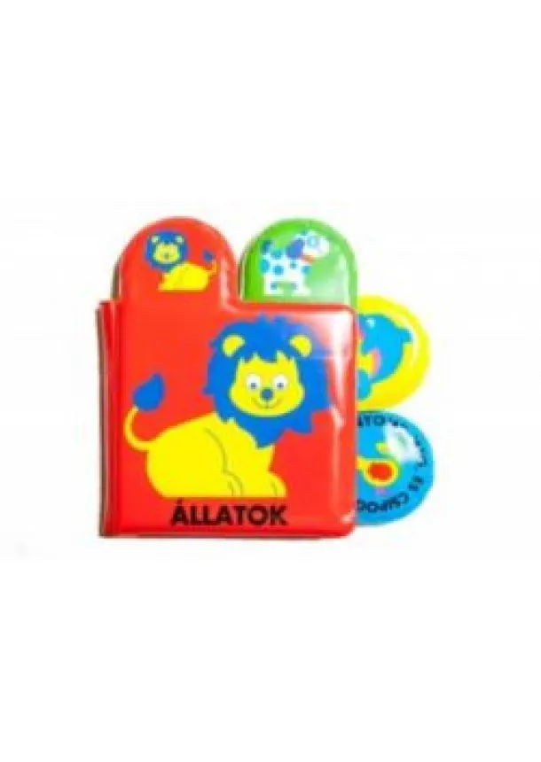 Színes-csipogós fürdőkönyv - Állatok