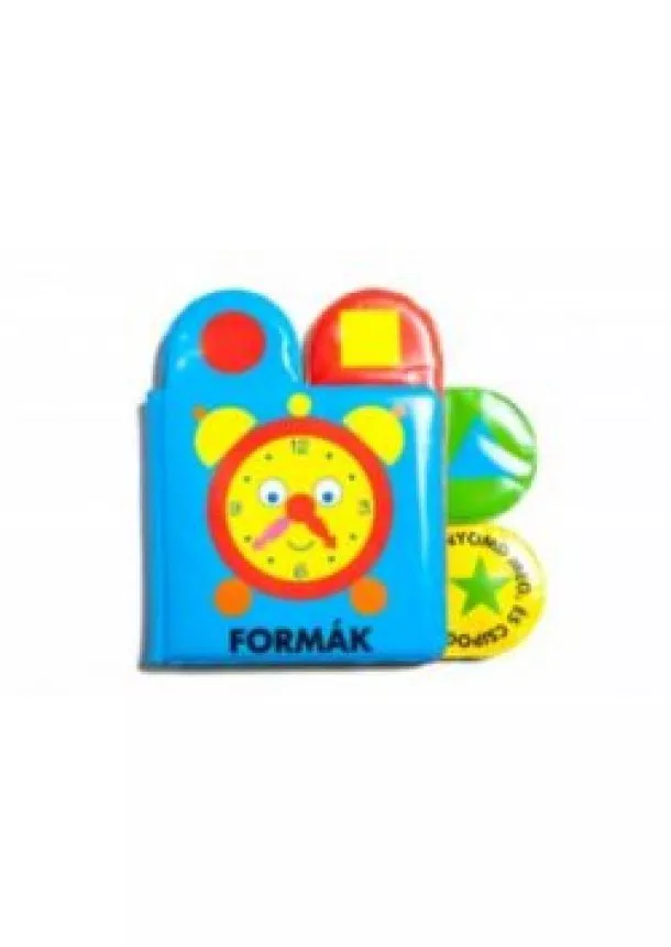 Színes-csipogós fürdőkönyv - Formák