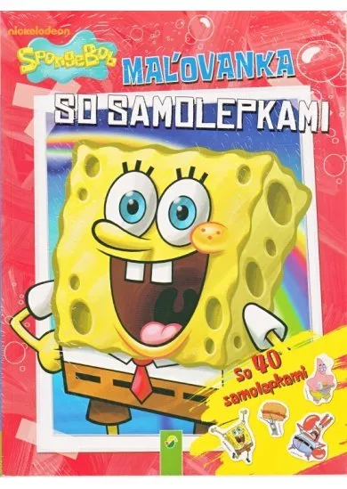SpongeBob - Maľovanka so 40 samolepkami