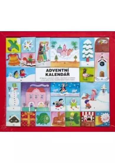 Adventní kalendář - 24 leporel s vánočními příběhy