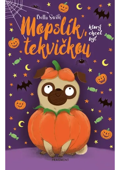 Mopslík, ktorý chcel byť tekvičkou