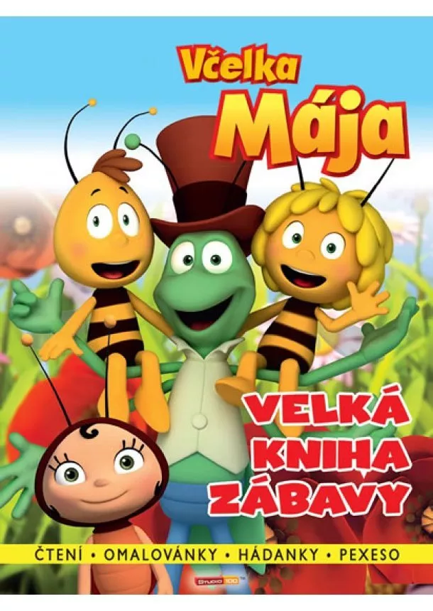 Studio 100 - Včelka Mája CZ - Velká kniha zábavy • Čtení • omalovánky • hádanky • pexeso