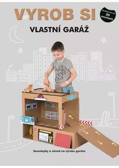 Vyrob si vlastní garáž - Samolepky a návod na výrobu garáže