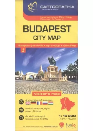 Budapest City Map 1:16000