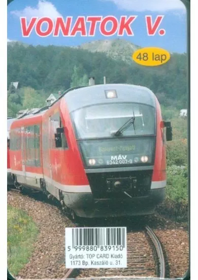 Vonatok V. - 48 lapos kártya