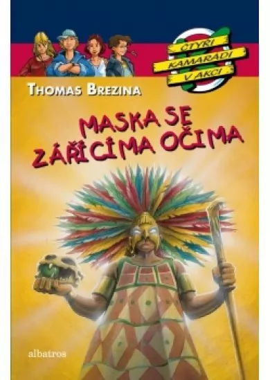 Maska se zářícíma očima