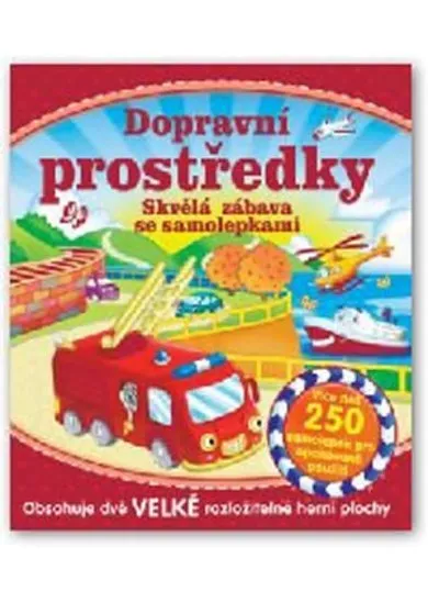 Dopravní prostředky - Skvělá zábava se samolepkami