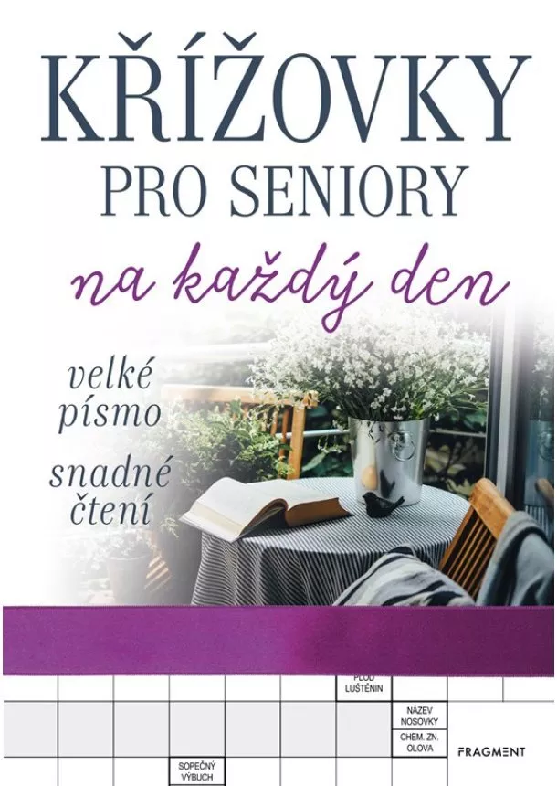 autora nemá - Křížovky pro seniory na každý den 3 (fialové)