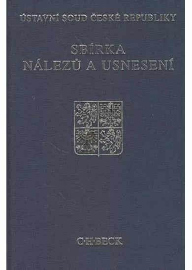 Sbírka nálezů a usnesení ÚS ČR, svazek 22