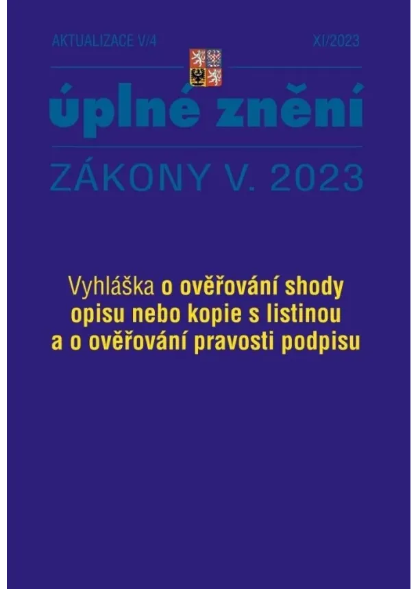 Aktualizace V/4 2023 Obecní úřady