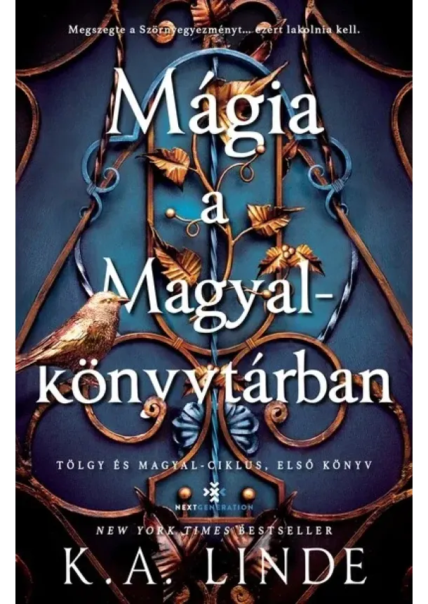 K. A. Linde - Mágia a Magyalkönyvtárban (éldekorált)(puha)