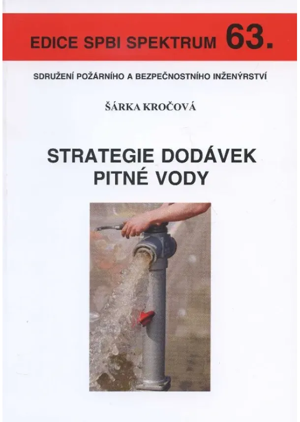 Šárka Kročová - Strategie dodávek pitné vody