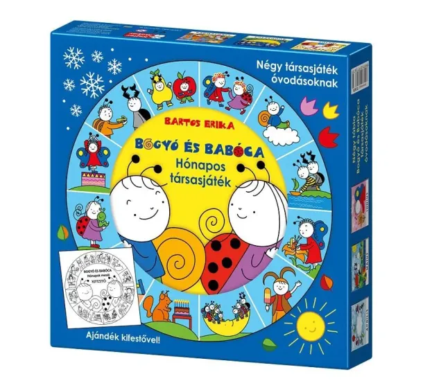 Társasjáték - Bogyó és Babóca - Hónapos Társasjáték