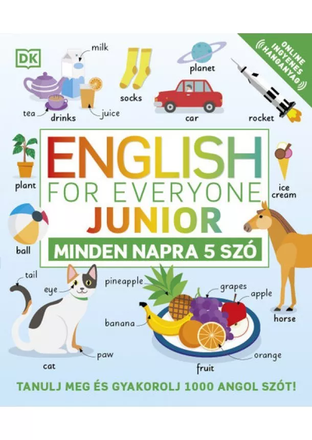 Nyelvkönyv - English for Everyone Junior: Minden napra 5 szó