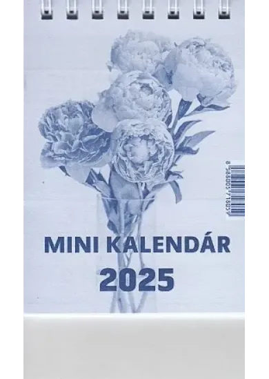 Mini kalendár 2025 (stolový) / GW - modrý