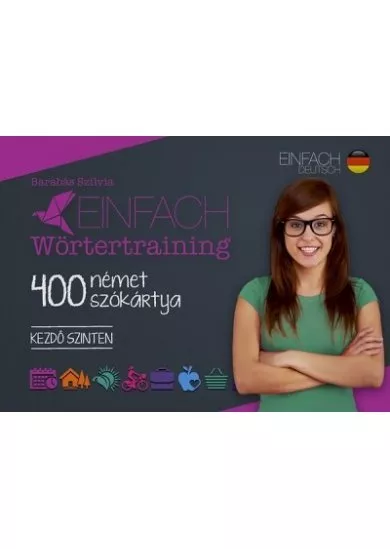 Einfach Wörtertraining - 400 német szókártya /Kezdő szinten