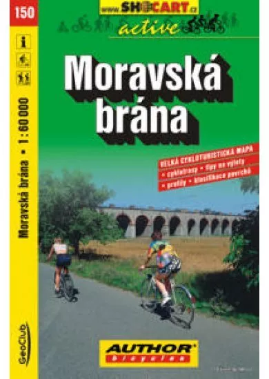 Moravská brána 1:60 000 - Cykloturistická mapa SHOCart 150
