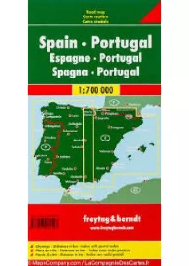AK 0515 Španielsko, Portugalsko 1:700 000 