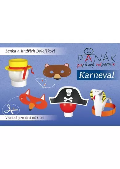 Karneval - Panák papírový nápadník