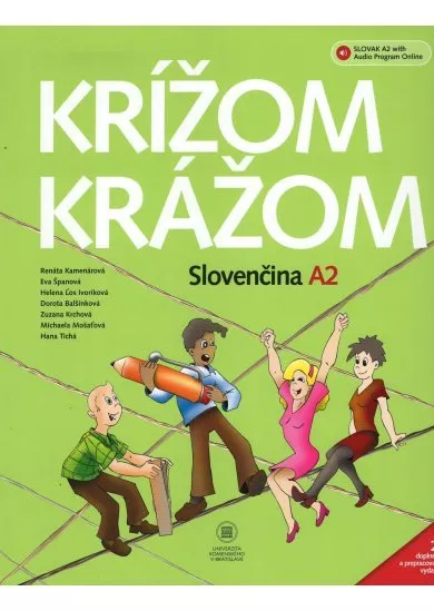 Krížom krážom - Slovenčina A2 + 2CD  /2. doplnené a prepracované vydanie/