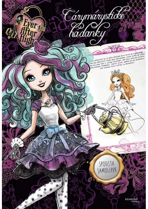 Mattel - Ever After High - Čárymárystické hádanky se spoustou samolepek