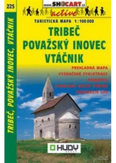 SC 225 Tribeč, Považský Inovec, Vtáčnik 1:100 000