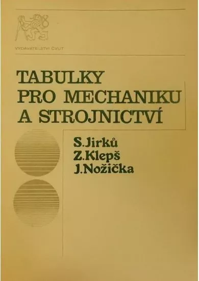 Tabulky pro mechaniku a strojnictví