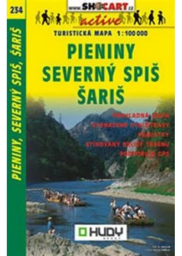 SC 234 Pieniny, Severný Spiš, Šariš  1:100 000 