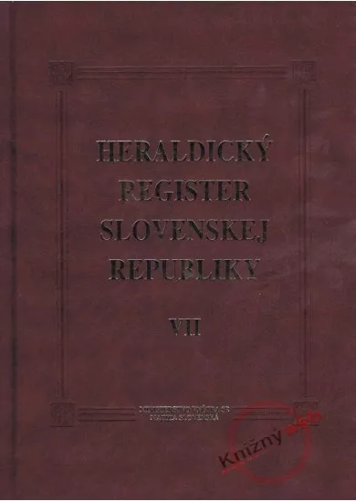 Heraldický register Slovenskej republiky VII