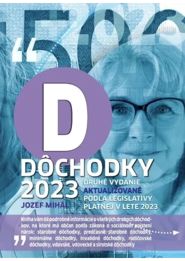 Jozef Mihál - Dôchodky 2023 (druhé vydanie)