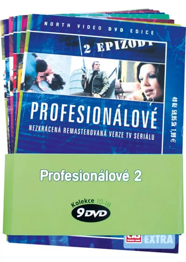 autor neuvedený - Profesionálové 2. - kolekce 9 DVD