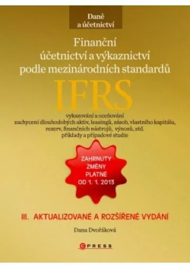 Finanční účetnictví a výkaznictví podle mezinárodních standardů IFRS