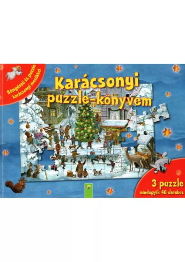 Puzzle-Könyv - Karácsonyi puzzle-könyvem - 3 puzzle