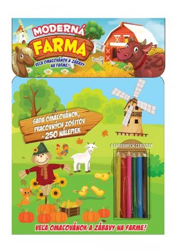 Moderná farma - Veľa omaľovánok a zábavy na farme!