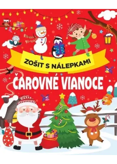 Čarovné Vianoce - Zošit s nálepkami