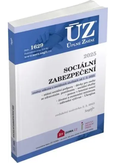 ÚZ 1629 Sociální zabezpečení 2025