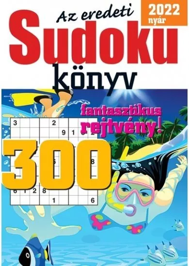 Az eredeti SUDOKU KÖNYV 2022 nyár