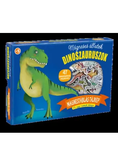 Mágneses állatok: Dinoszauruszok - Mágnestáblás tájkép