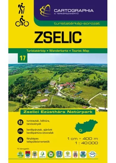 Zselic turistatérkép 1:40 000 2023