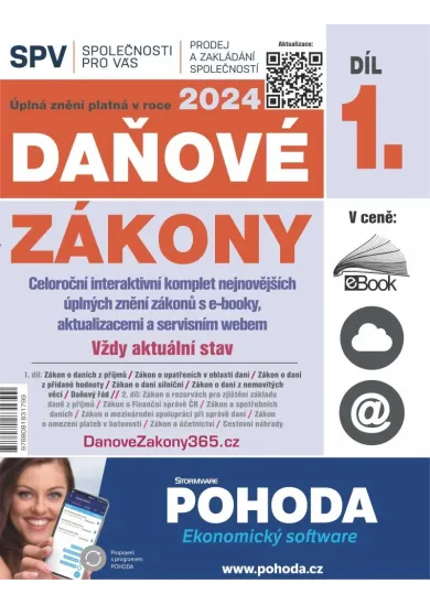 Daňové zákony 2024 (Díl 1.)
