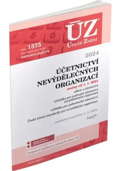 ÚZ 1575 Účetnictví nevýdělečných organizací