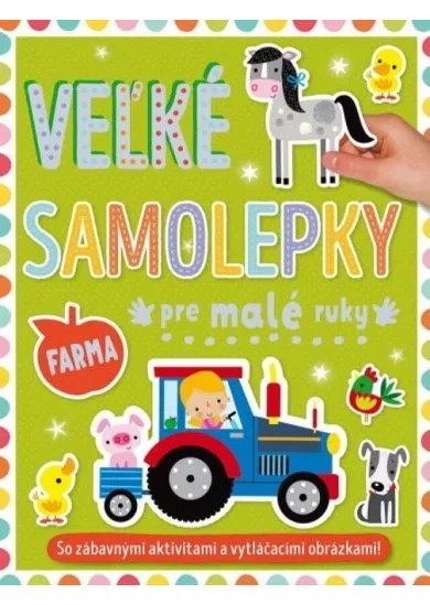 Farma - veľké samolepky pre malé ruky