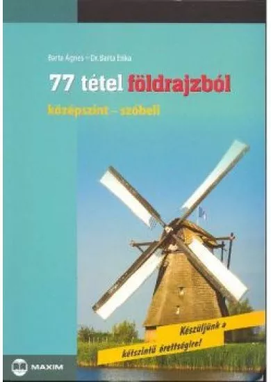 77 TÉTEL FÖLDRAJZBÓL